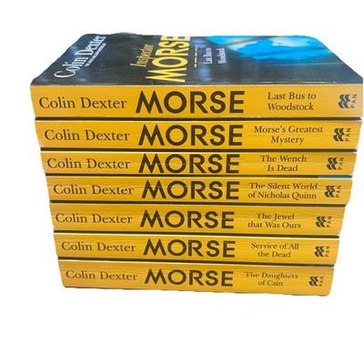 Inspector Morse by Colin Dexter   Lot of 7  PB Books   Jewel, Cain, Wench +