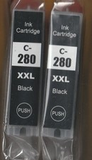 1 Ink Cartridge for Canon c280xxl pg280 bk PGI-280  TEN AVAILABLE 5 per" READ"
