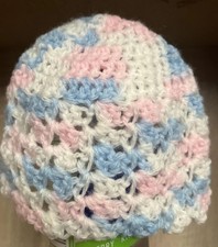 Multicolor Crocheted Baby Hat