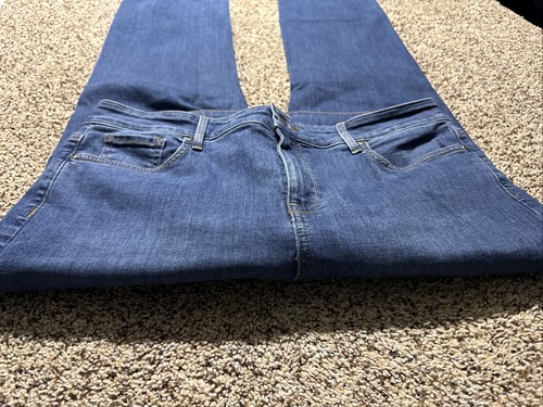 NYDJ NOT YOUR DAUGHTER'S JEANS SIZE 14 MARILYN STRAIGHT DESIGNER WOMENS - Picture 2 of 4