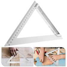  Righello Angolare in Acciaio Inossidabile Utensili Per Lavorare Legno Dritto