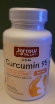Jarrow Formulas Vegan Curcumin 95 | 500 mg | 60 Veggie Caps exp. 02/27