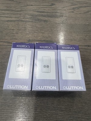 Lutron Maestro Motion Sensor Light Switch Lot Of 3pcs