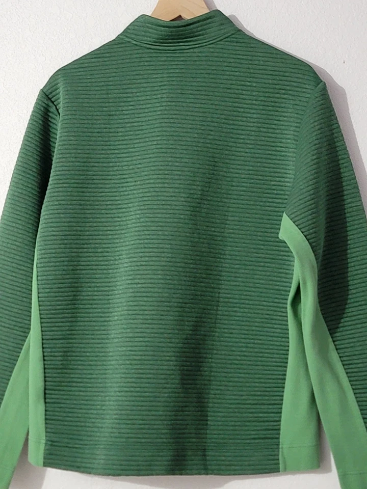 Adidas Colegial Verde Manga Larga T Prendas Exteriores Hombre Talla L Foto 2 de 4