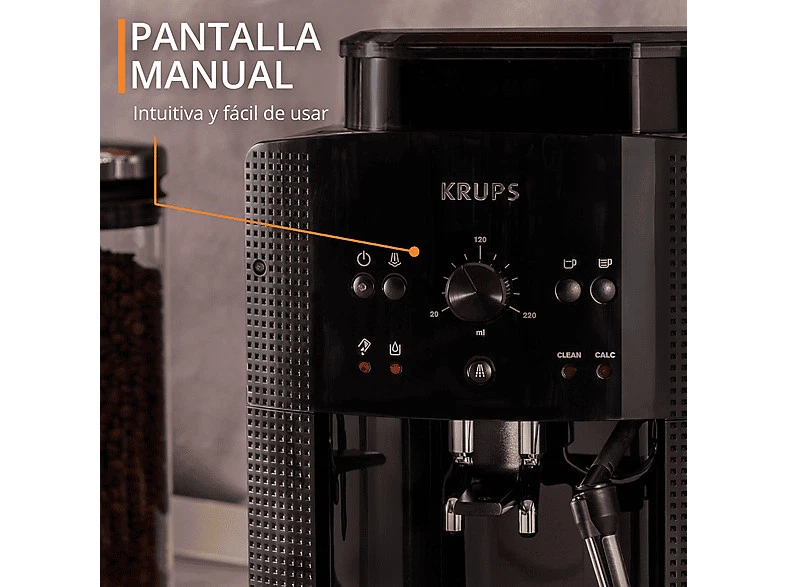 KRUPS EA81K8 ESSENTIAL NEGRA + KIT LIMPIEZA - Imagen 3 de 4