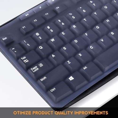 Universal Clear Waterproof Anti-Dust Silicone Keyboard Protector Cover Skin - Bild 6 von 7