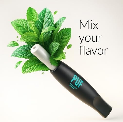 PUF Multi-Flavor Air Cores – Adjustable Airflow Jet-Black Eddition 8 Cores Total