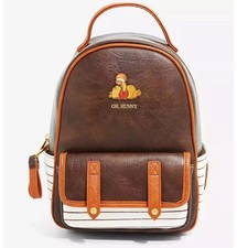 Loungefly Winnie the Pooh Oh, Hunny Exclusive Disney Stripe Mini Backpack NWOT