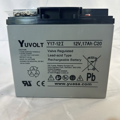 Yuvolt C20 Akku 12V 17Ah Ventil geregelt Y17-12IFR