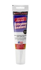 Rutland 500 F RTV High Heat Silicone Sealant Black, USA-Made High Temperature