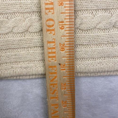 Maglione Patagonia vintage anni 80 maglia cavo 100% lana pullover panna vintage - Foto 7 di 8