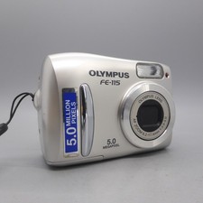 Olympus Digital Camera FE-115 5.0MP Silver Tested