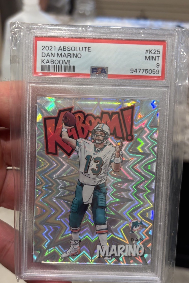 2021 Panini Absolute Kaboom! Dan Marino Psa 9 Mint