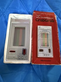 Nintendo Game & Watch Super Color Crab Grab UD-202 1984 Boxed Tested Working