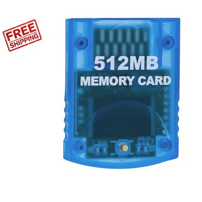 High-Speed 512MB Memory Card for Gamecube/Wii - Easy Switch Functionality