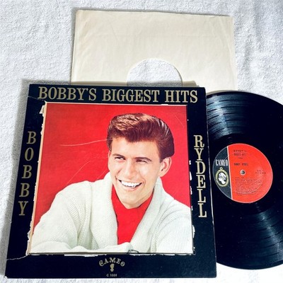 Bobby Rydell ''Bobby's Biggest Hits'' 1961 Rock LP, VG-, Orig Cameo Press, +Photo