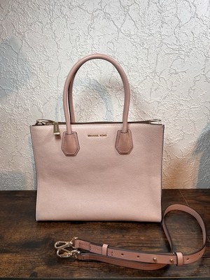 Michael Kors Mercer Large Leather Satchel original