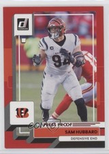 2022 Panini Donruss Press Proof Red Sam Hubbard #201 0z67