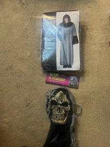 Grim Reaper Robe And Mask Costume
