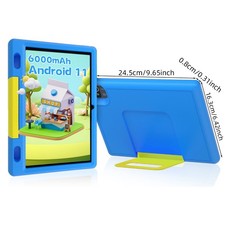 Kids Tablet 10", Android 11 Tablet for Kids, Touchscreen 2GB 32GB Shockproof