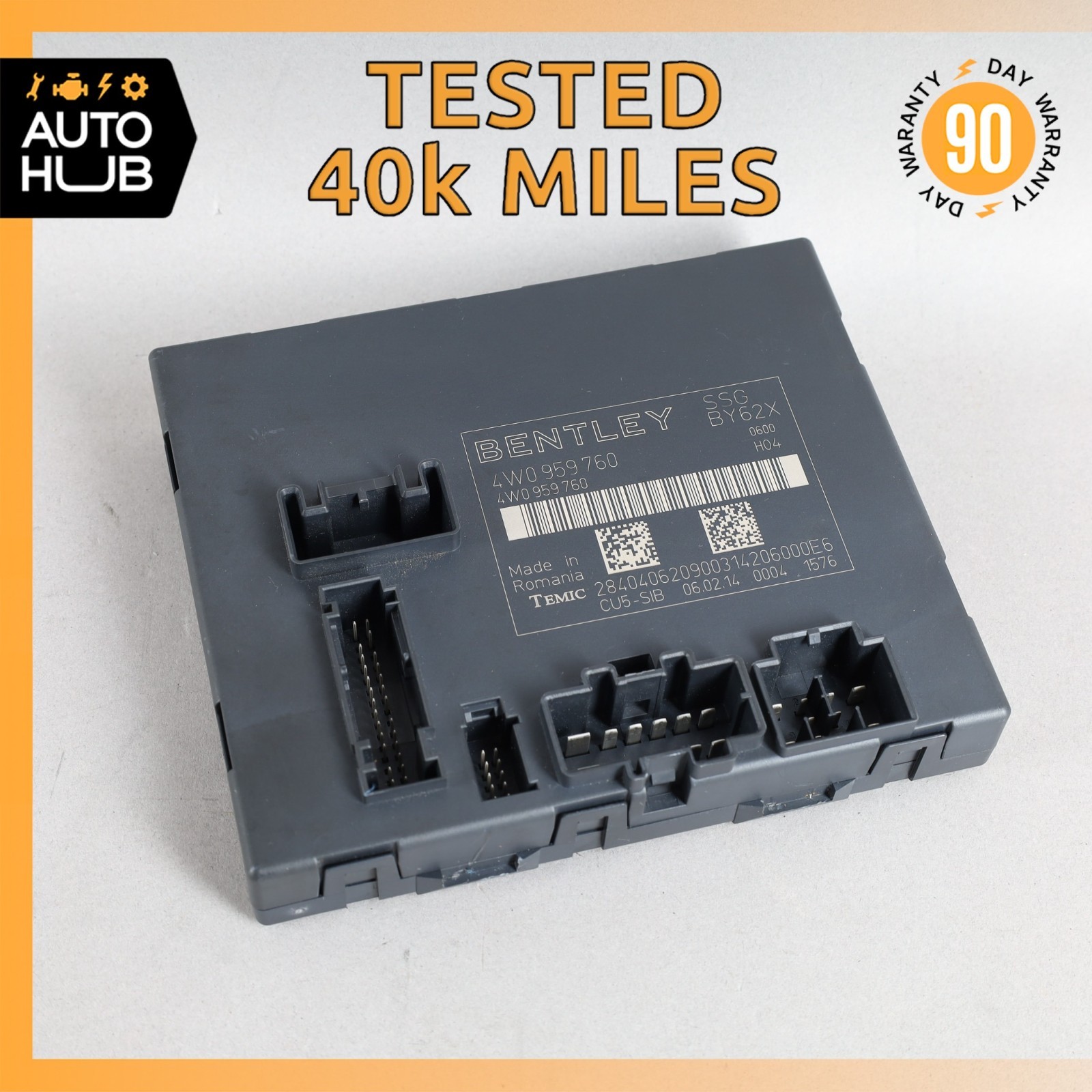 12-18 Bentley Flying Spur GTC GT Front Left or Right Seat Control Module OEM 40k