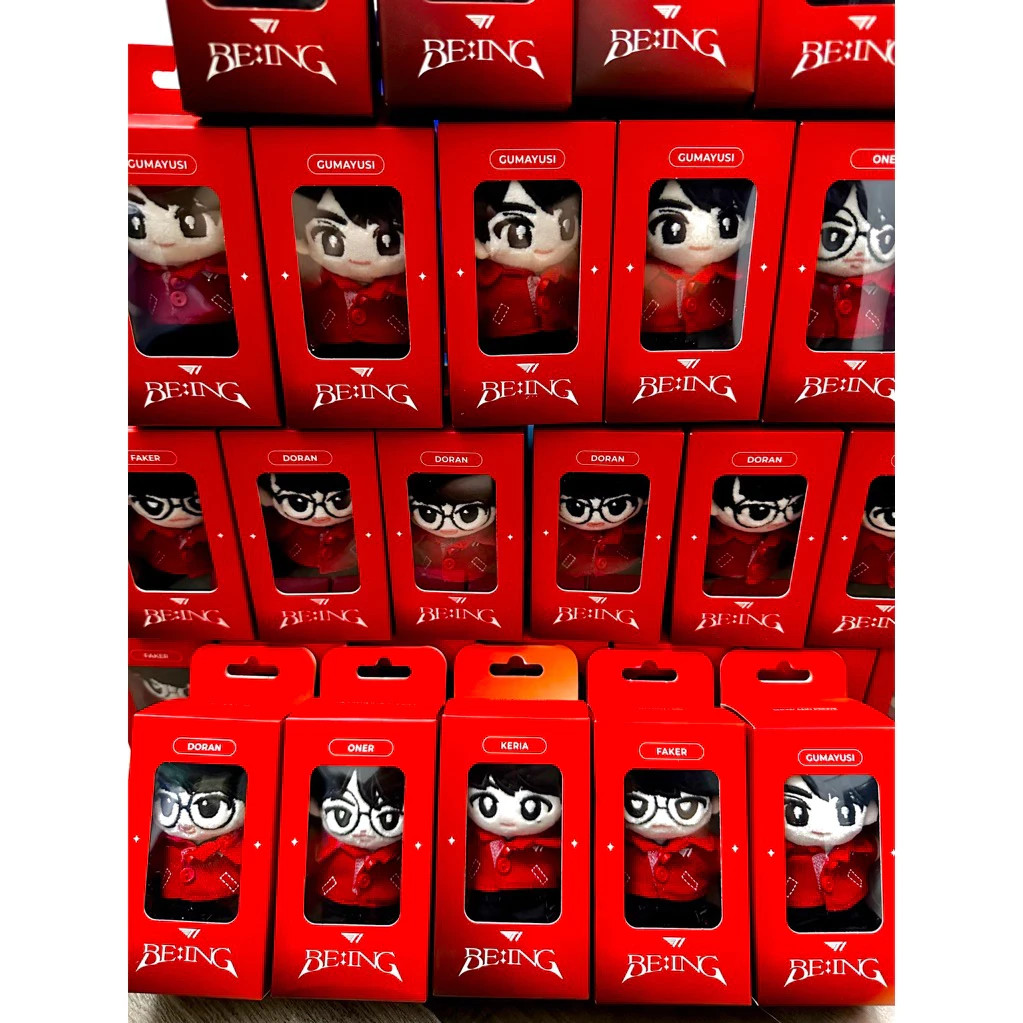 AUTHENTIC] T1 PLAYERS PLUSHIE 2025 10CM FAKER KERIA GUMAYUSI ONER