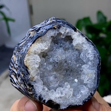 67G Natural Agate Amethyst Crystal Cave Stone Crystal Healing Specimen