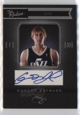 2010-11 Elite Black Box The Rookies Signatures 73/149 Gordon Hayward #8 Auto rf2