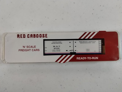 Red Caboose N Scale RN-18208-1 Wood Refrigerator Car M.D.T. #6339 NOS