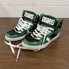 Osiris NYC 83 VLC High Top Black Green Mesh S...