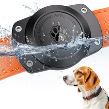 IPX8 Waterproof Dog Collar Holder for Airtag Metal Back Plate Ultra-Durable Do