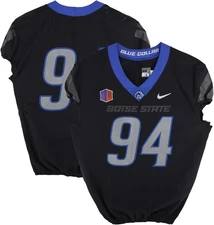 Boise State Broncos Team-Issued #94 Black Jersey from Football Program - Size 48