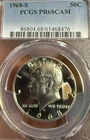 1968-S Kennedy Half Dollar PCGS PR68CAM Early Cameo San Francisco Proof