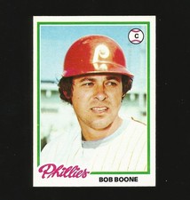 1978 Topps Baseball Card #161 Bob Boone Philadelphia Phillies Number 161