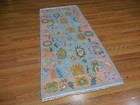 Turkish Oushak Rug,Modern Multicolored Area Rug,Handmade Bohemian Rug 2.6x6 Ft — photo 6