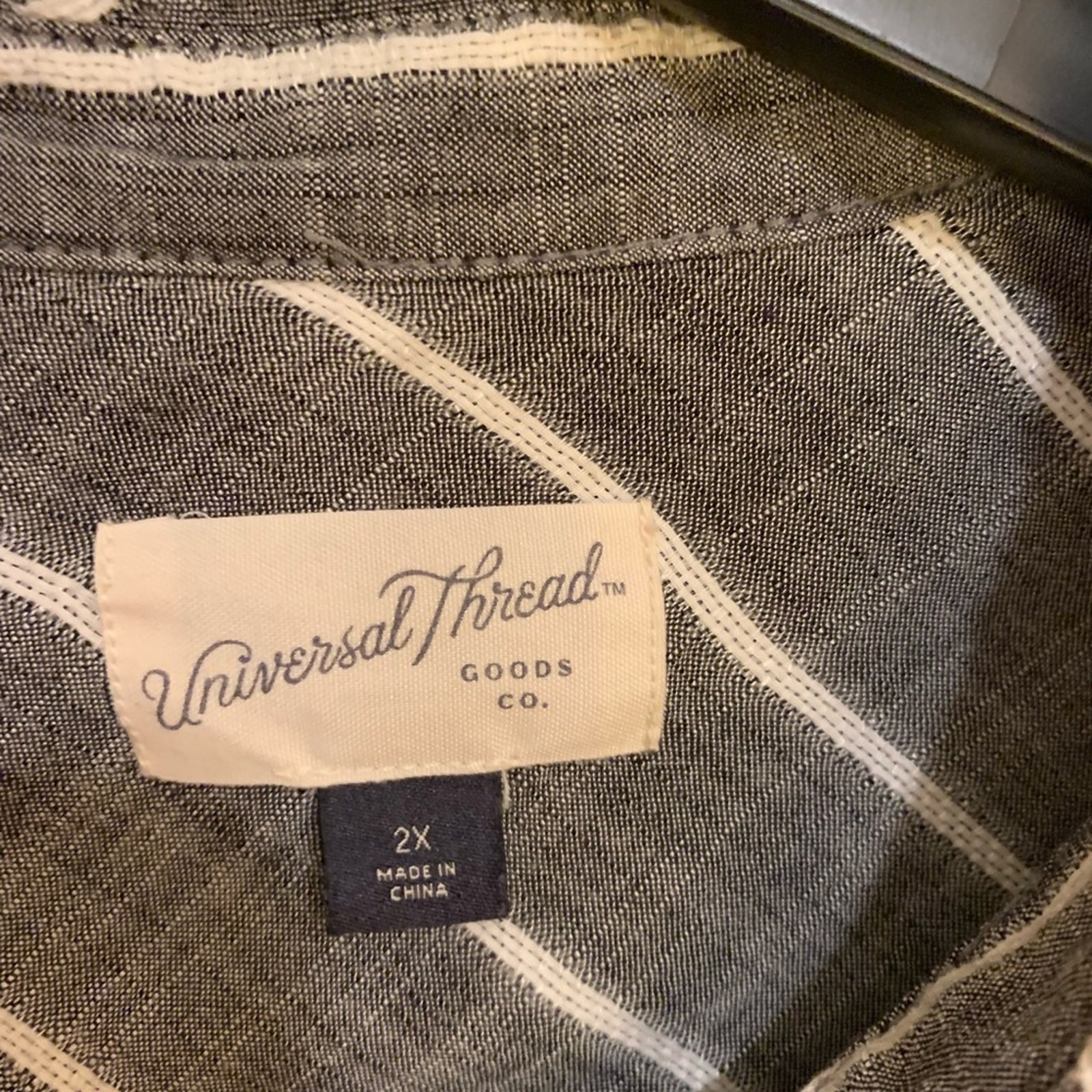 Universal Thread tie front button down shirt size… - image 3