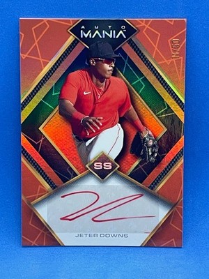 2023 Wild Card Auto Mania Jeter Downs 11/50 Orange Rainbow Nationals