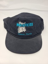 Vintage Orlando Florida Hat Rope Hook and Loop Back Black Mohr's