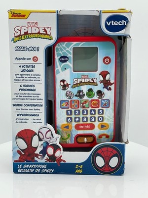 VTech Spidey und seine Super-Freunde   Lern-Smartphone auf Französisch (ab 2 J.)
