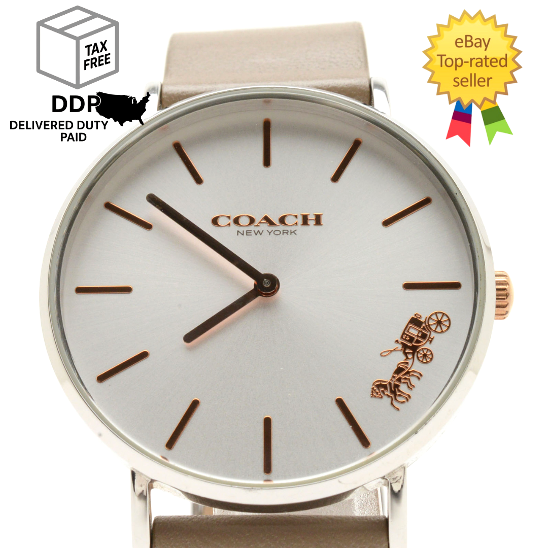 MINT ] COACH Perry CA.120.7.14.1595 White Dial Pink Women display picture 3