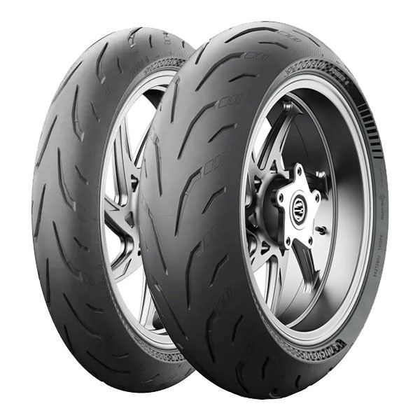 COPPIA GOMME MICHELIN 110/70-17 (54W) + 150/60-17 (66W) POWER 6 - Immagine 3