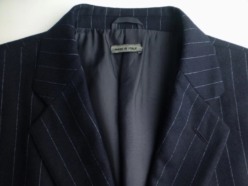 Vestimenta Suit 54C/44S W34 Navy Blue Stripes Italy - Image 3 of 4