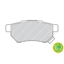 Satz Bremsbeläge Bremsklötze hinten für Lotus Elise | 287170