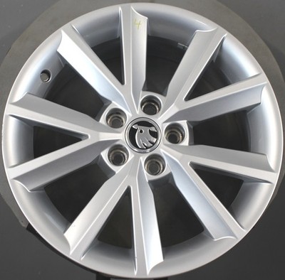 1x Alufelge Skoda Fabia Rapid 5J 7Jx16 ET46 5JA601025G (4)
