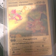 Pok�mon Charmander Charmeleon & Charizard GX 450HP Holo Full Art Evolutions