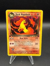Dark Rapidash 44/82 Uncommon Team Rocket Pokemon 1st Edition Damaged on eBay