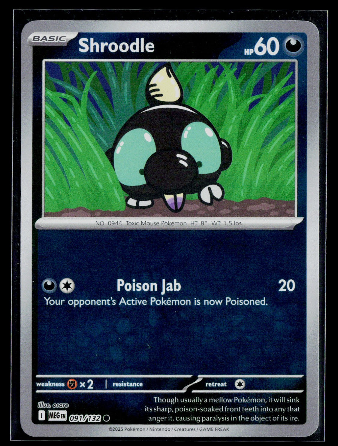 ME01: Mega Evolution #091/132 Shroodle