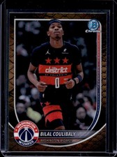 2025-26 Bowman Bilal Coulibaly Chrome Reptilian Refractor #BCV-98 Wizards
