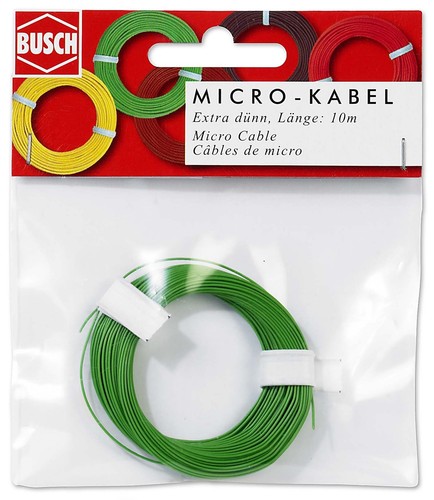 Busch 5792 - Micro-Kabel grün 10m