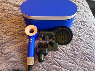 Dyson Supersonic HD07 Hair Dryer Prussian Blue Copper + 5 Attachments & Case